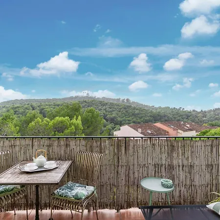 L’écrin Des Collines Calme Et Panorama Ensoleillé Appartement Vallauris